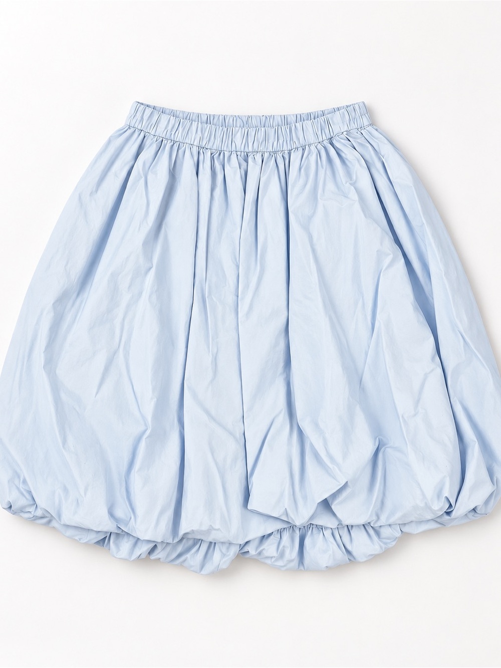 Sunday Best Light Blue Bubble Midi Skirt – Size M